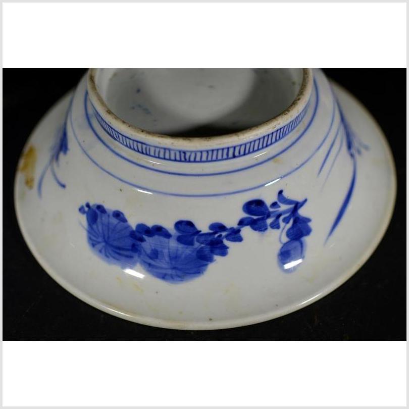 Antique Asian Deep Plate – Broad Blue Rim, Minimal Center-7. Asian &amp; Chinese Furniture, Art, Antiques, Vintage Home Décor for sale at FEA Home