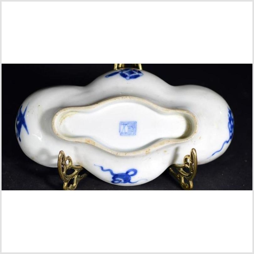 Antique Cloud-Form Dish – River View, Figural Scene-3. Asian &amp; Chinese Furniture, Art, Antiques, Vintage Home Décor for sale at FEA Home
