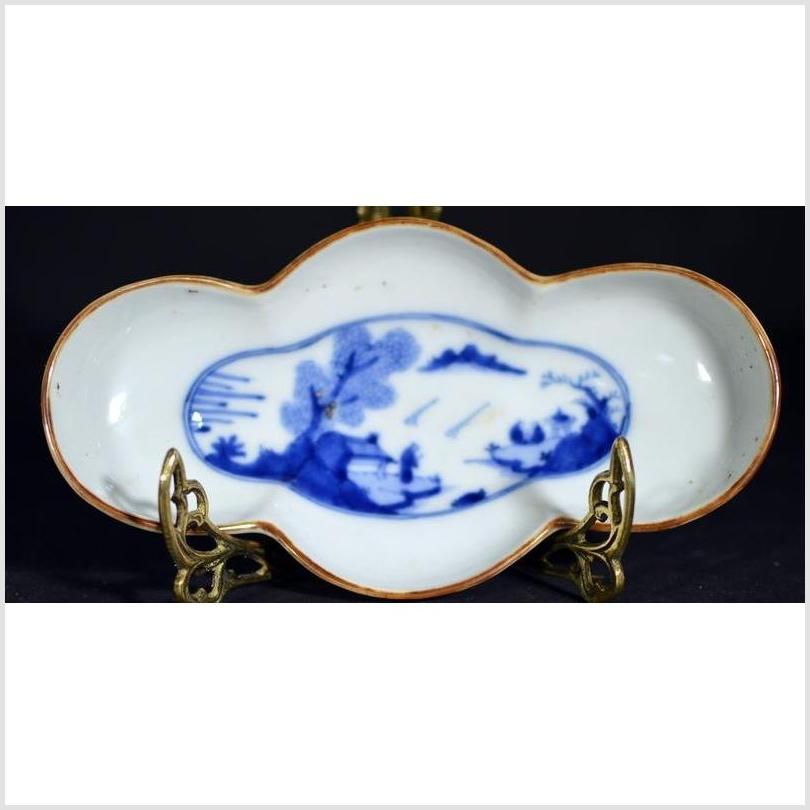 Antique Cloud-Form Dish – River View, Figural Scene-1. Asian & Chinese Furniture, Art, Antiques, Vintage Home Décor for sale at FEA Home