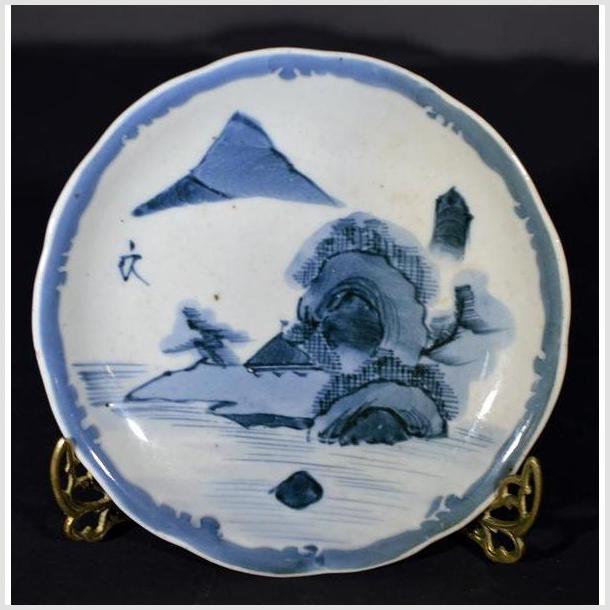 Antique Hand Painted Porcelain Plate-1. Asian &amp; Chinese Furniture, Art, Antiques, Vintage Home Décor for sale at FEA Home