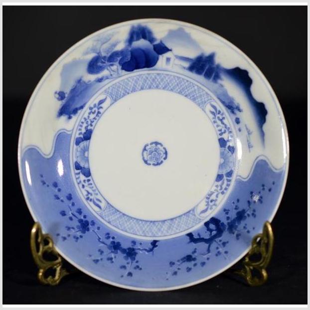 Antique Hand Painted Porcelain Plate-1. Asian & Chinese Furniture, Art, Antiques, Vintage Home Décor for sale at FEA Home