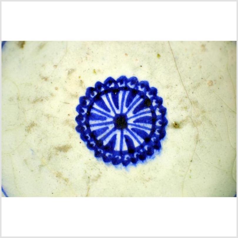 Antique Radial Medallion Plate – Inner Sunburst, Loop Border-2. Asian & Chinese Furniture, Art, Antiques, Vintage Home Décor for sale at FEA Home