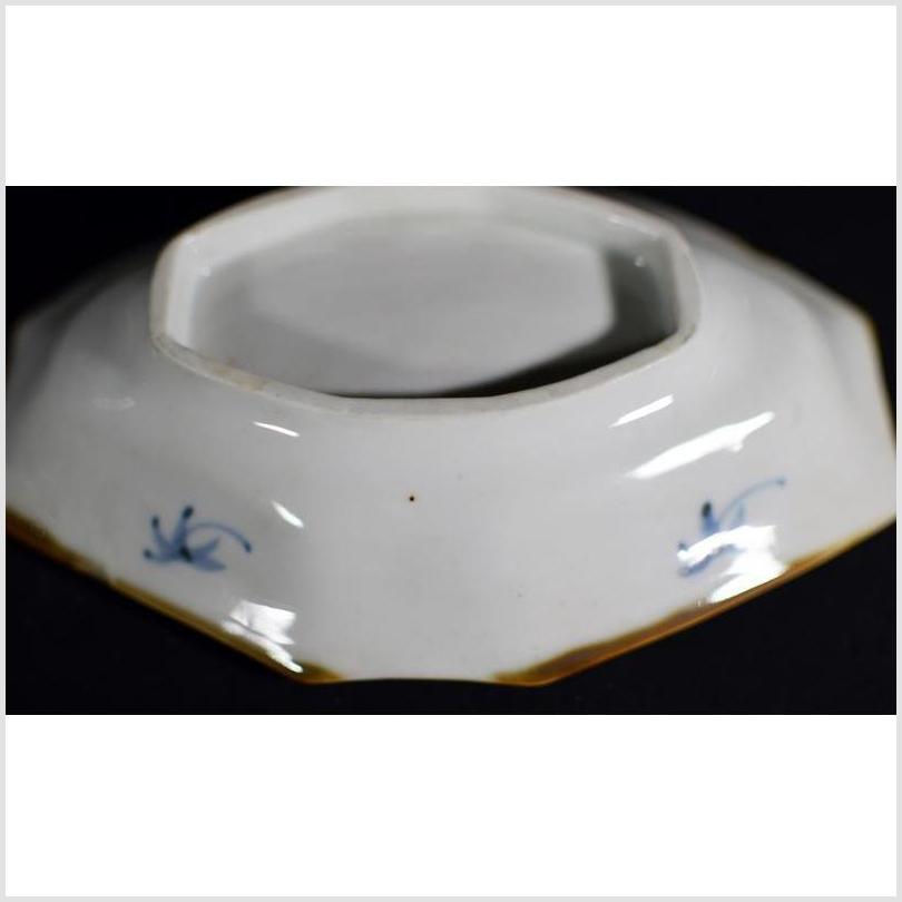 Antique Hand Painted Porcelain Octagon Platter-7. Asian &amp; Chinese Furniture, Art, Antiques, Vintage Home Décor for sale at FEA Home