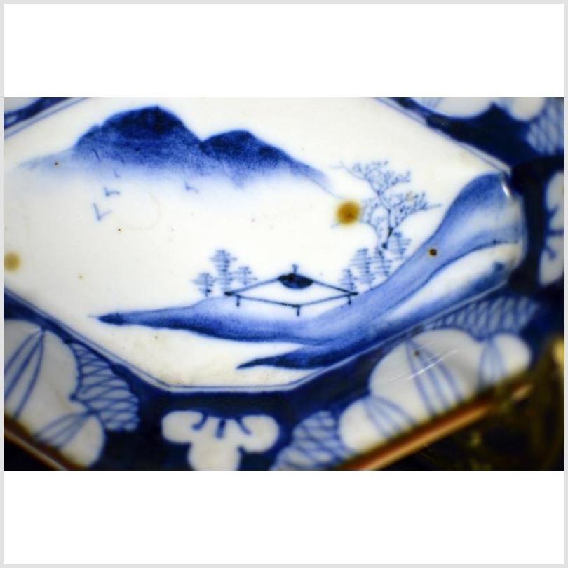 Antique Chinese Hand Painted Porcelain Platter