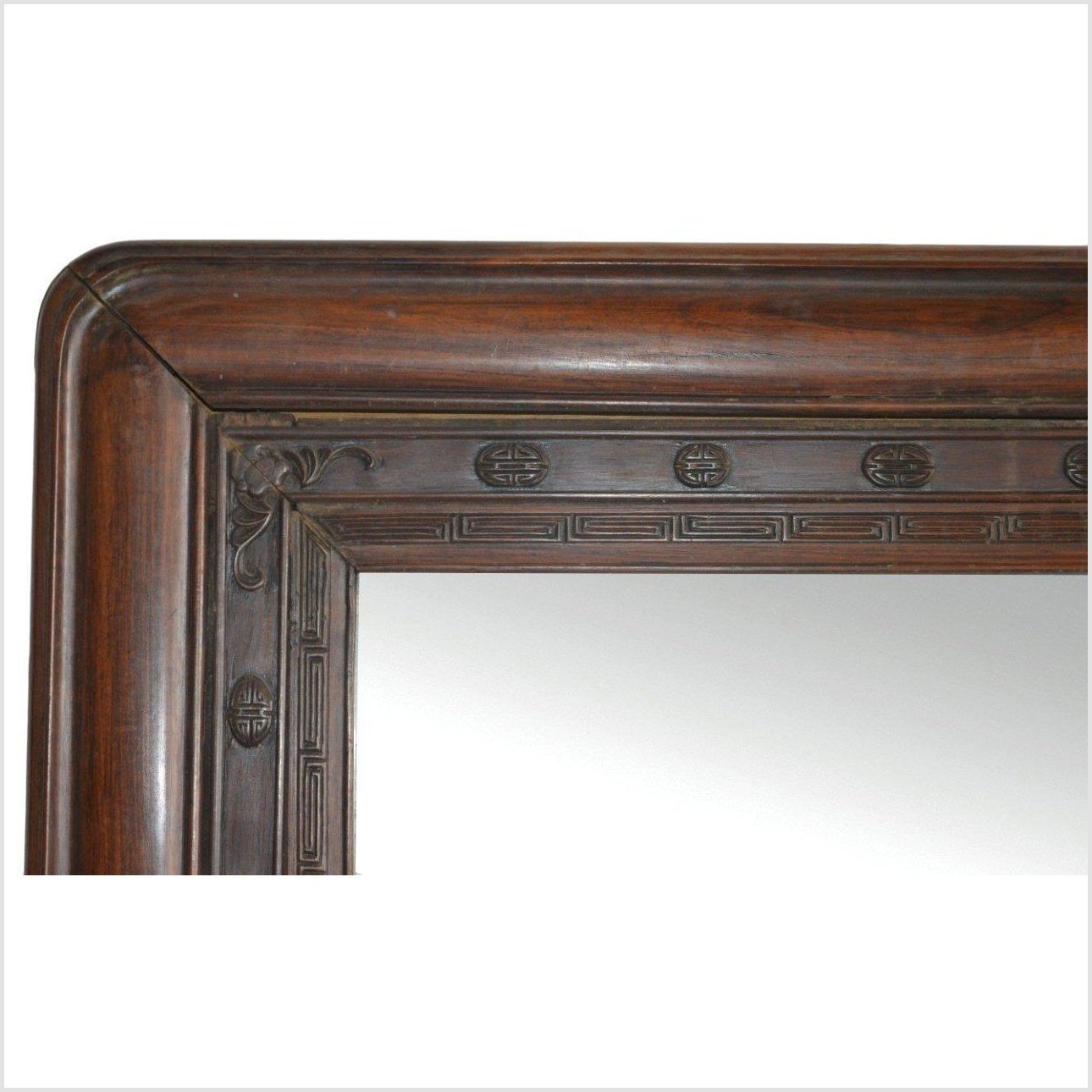 Antique Chinese Handcarved Mirror-2. Asian & Chinese Furniture, Art, Antiques, Vintage Home Décor for sale at FEA Home