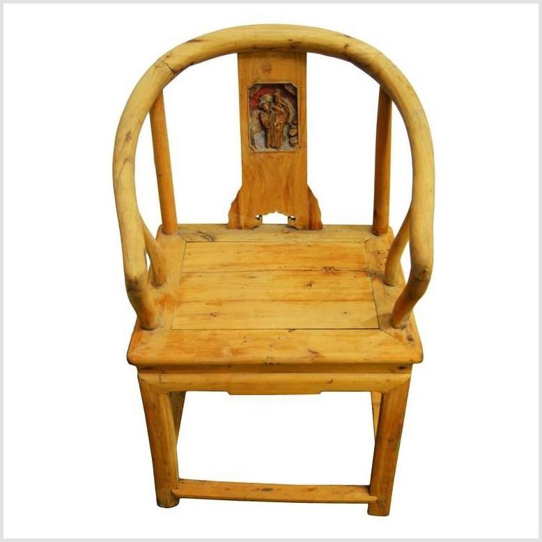 Antique Chinese Horseshoe-Back Chair-2. Asian & Chinese Furniture, Art, Antiques, Vintage Home Décor for sale at FEA Home