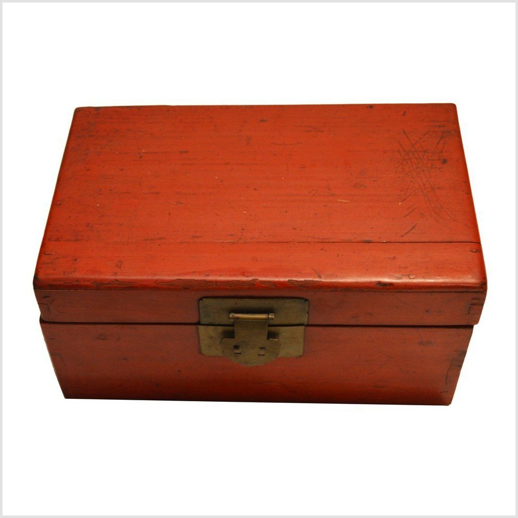 Antique Chinese Lacquered Box-2. Asian & Chinese Furniture, Art, Antiques, Vintage Home Décor for sale at FEA Home