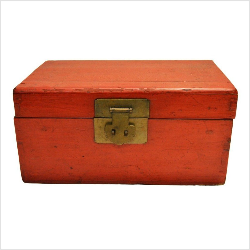 Antique Chinese Lacquered Box-1. Asian & Chinese Furniture, Art, Antiques, Vintage Home Décor for sale at FEA Home
