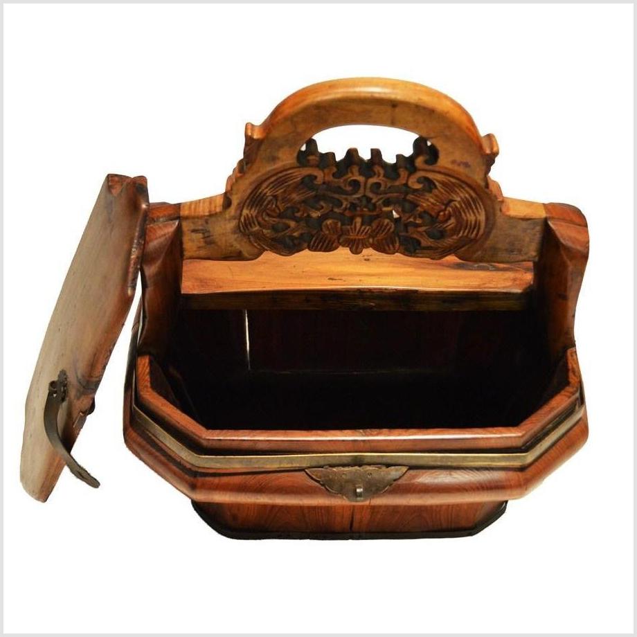 Antique Chinese Lacquered Wedding Box-2. Asian & Chinese Furniture, Art, Antiques, Vintage Home Décor for sale at FEA Home