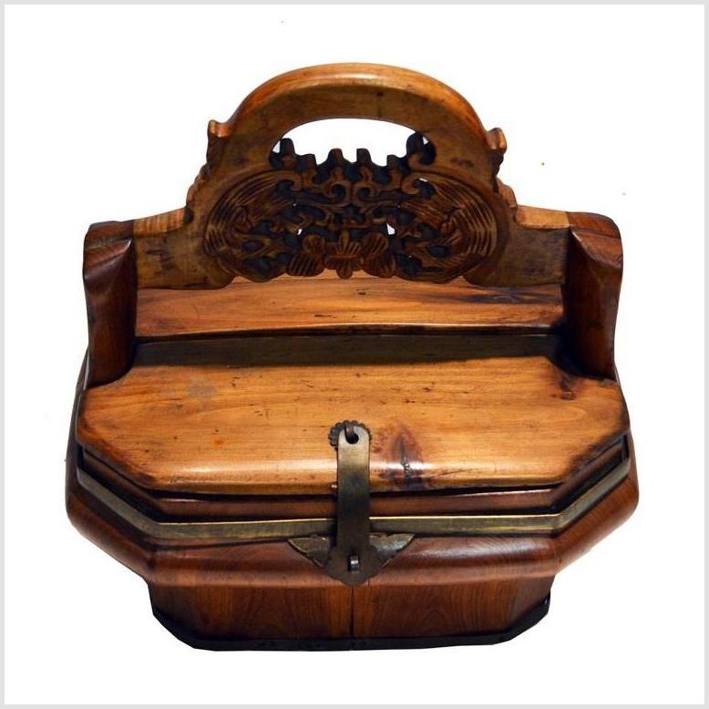 Antique Chinese Lacquered Wedding Box-3. Asian &amp; Chinese Furniture, Art, Antiques, Vintage Home Décor for sale at FEA Home