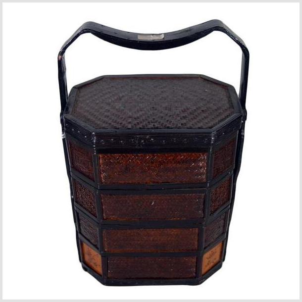 Antique Tiered Lunch Basket-2. Asian & Chinese Furniture, Art, Antiques, Vintage Home Décor for sale at FEA Home