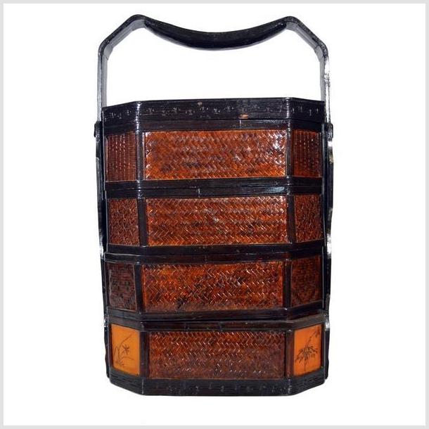 Antique Tiered Lunch Basket-4. Asian &amp; Chinese Furniture, Art, Antiques, Vintage Home Décor for sale at FEA Home