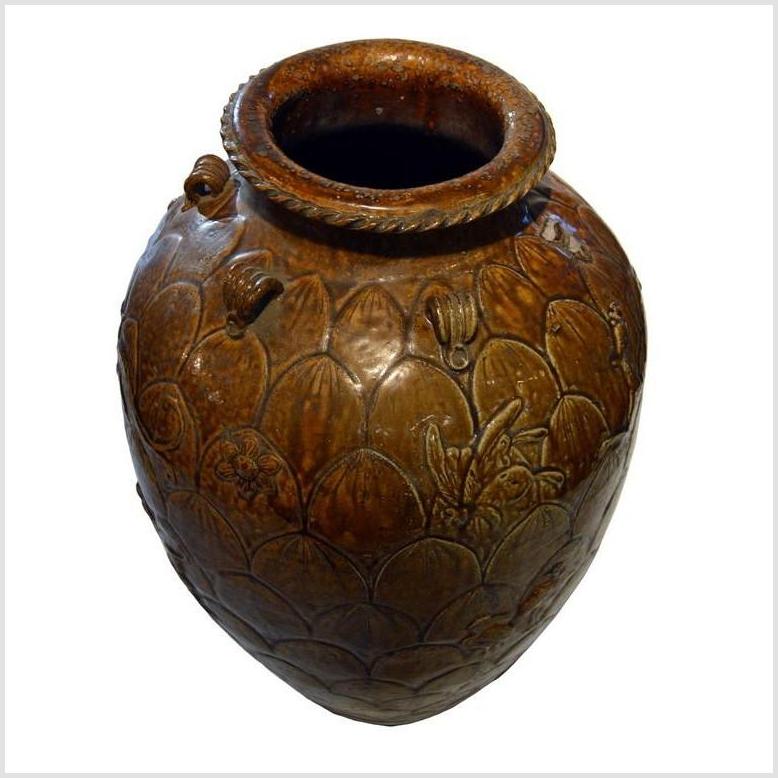 Antique Chinese Martaban Water Jar-2. Asian & Chinese Furniture, Art, Antiques, Vintage Home Décor for sale at FEA Home