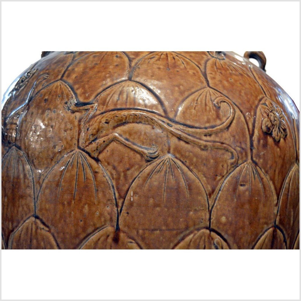 Antique Chinese Martaban Water Jar-6. Asian &amp; Chinese Furniture, Art, Antiques, Vintage Home Décor for sale at FEA Home