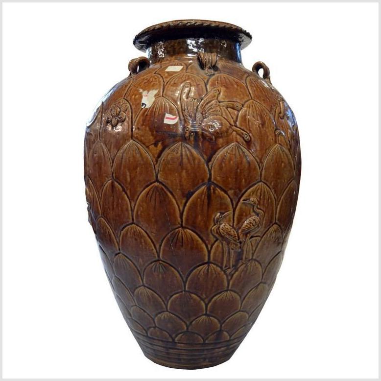 Antique Chinese Martaban Water Jar-9. Asian &amp; Chinese Furniture, Art, Antiques, Vintage Home Décor for sale at FEA Home