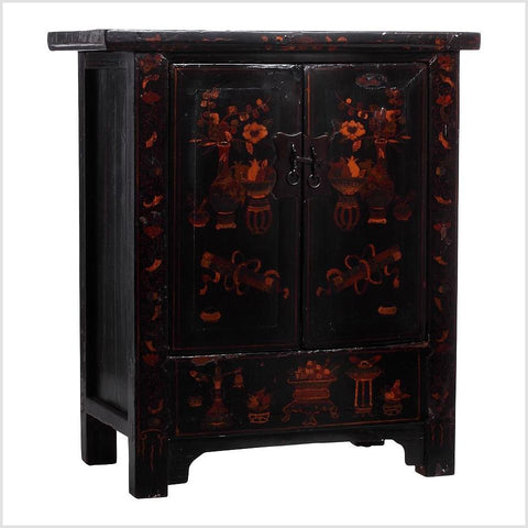 Antique Chinese Nightstands, Pair