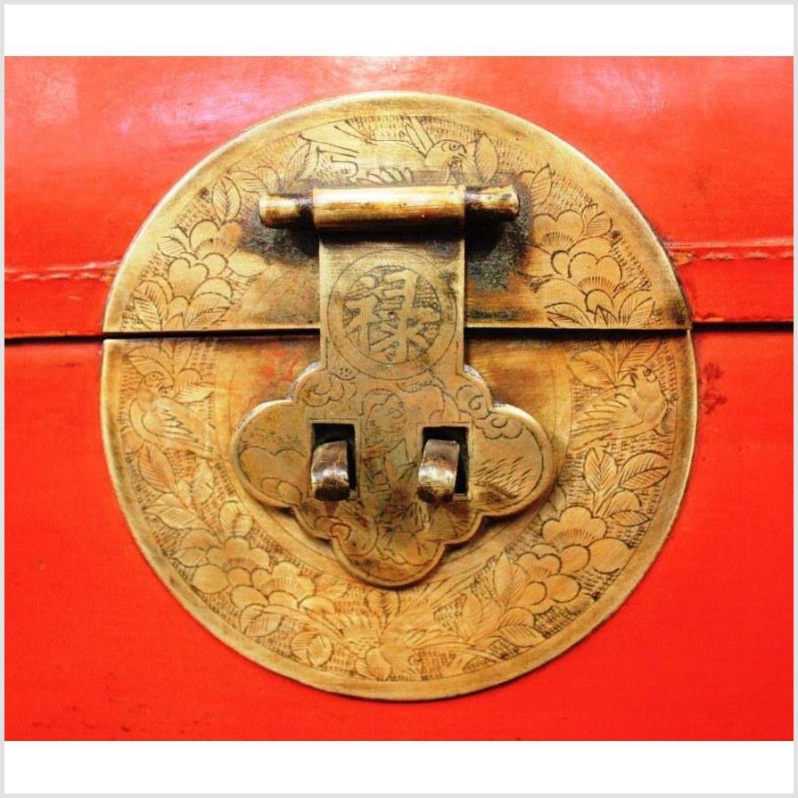 Antique Chinese Red Lacquer Blanket Chest-3. Asian &amp; Chinese Furniture, Art, Antiques, Vintage Home Décor for sale at FEA Home