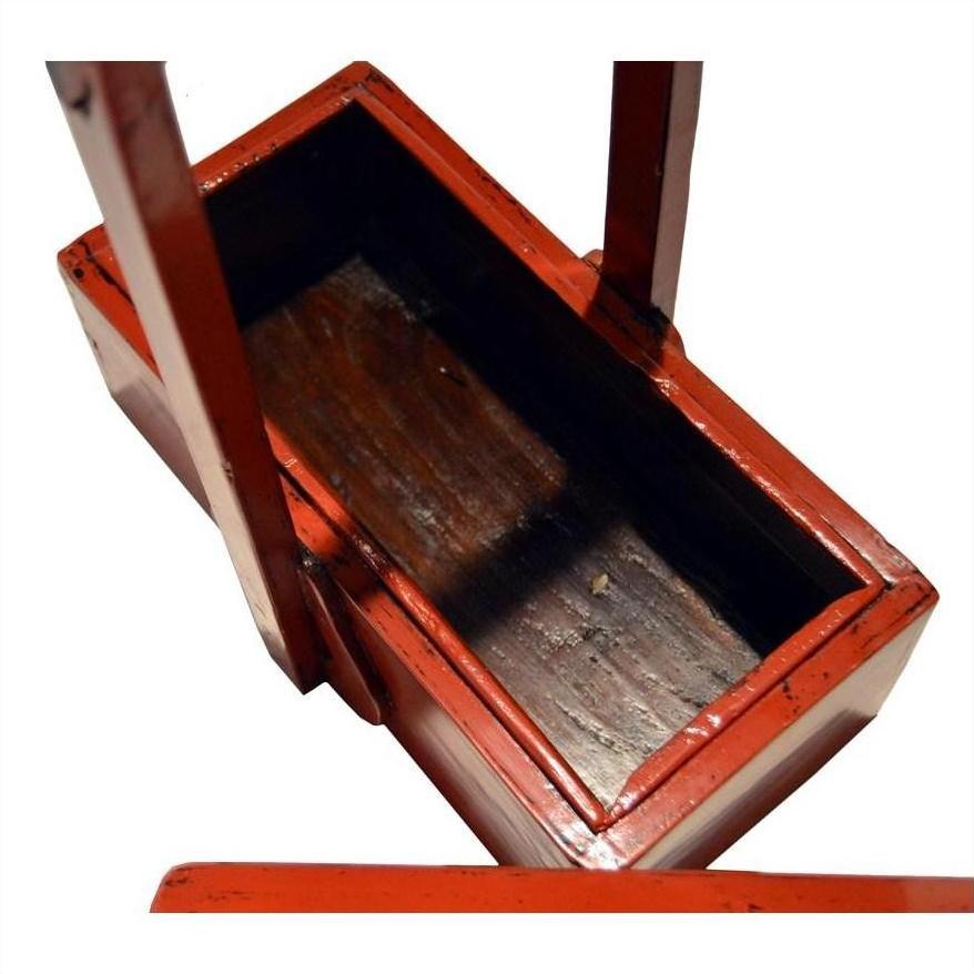 Antique Chinese Red Lacquer Wood Box-9. Asian &amp; Chinese Furniture, Art, Antiques, Vintage Home Décor for sale at FEA Home