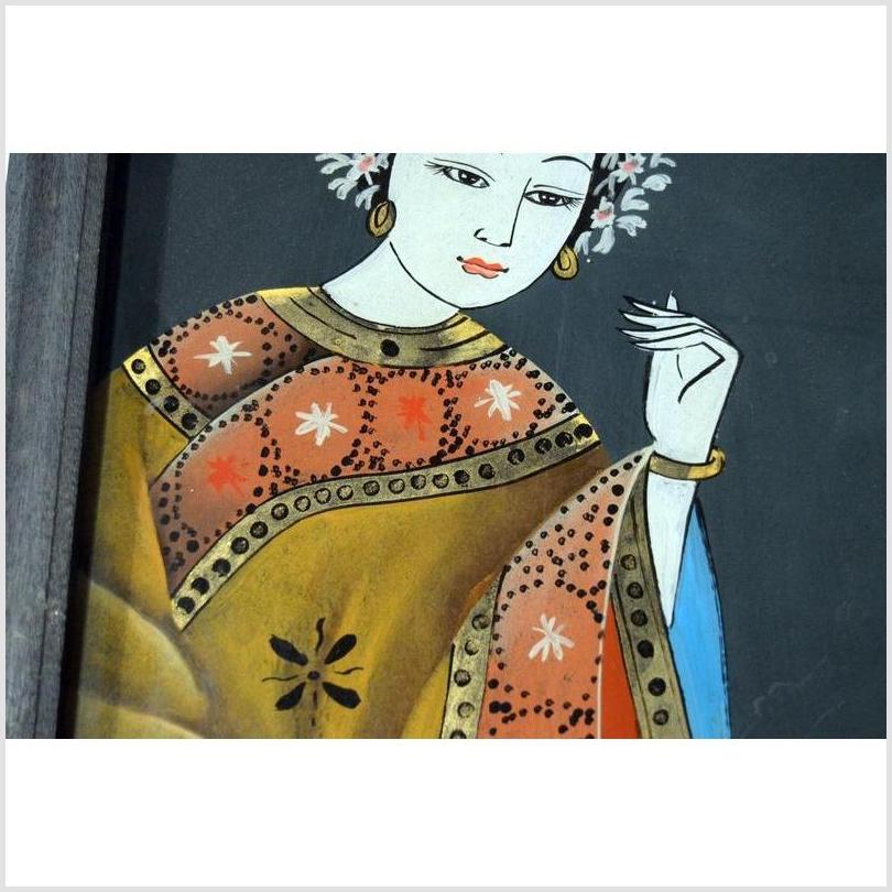 Antique Chinese Reverse Painting on Glass-2. Asian & Chinese Furniture, Art, Antiques, Vintage Home Décor for sale at FEA Home