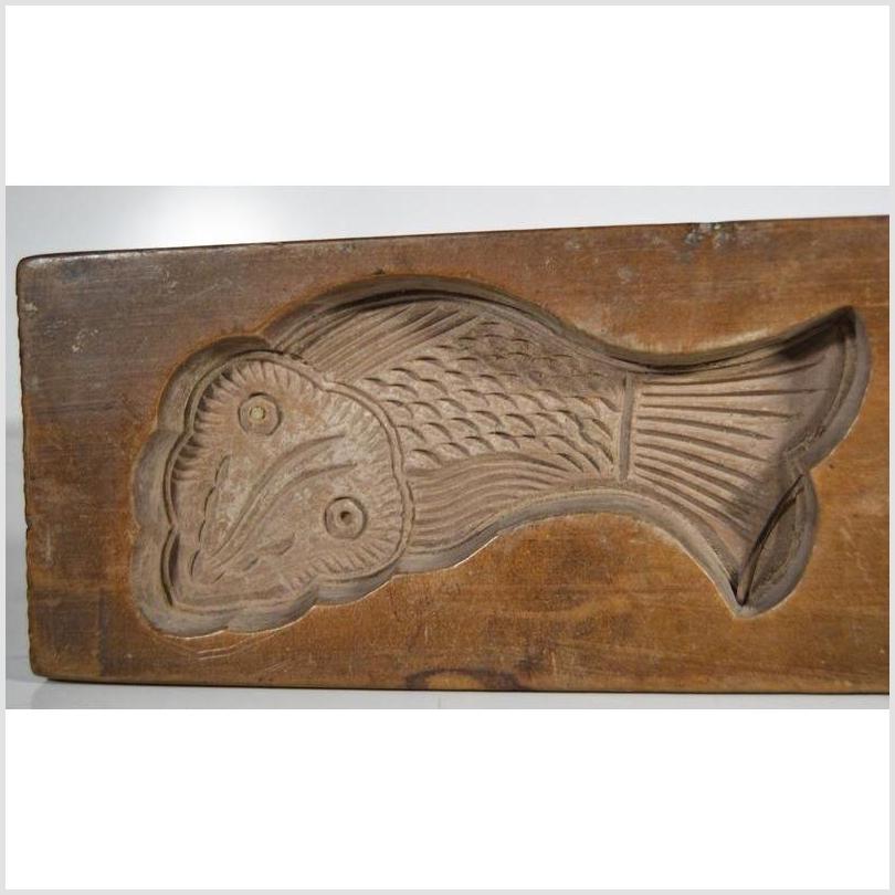 Antique Chinese Rice Mold – Fish &amp; Floral Medallion Motifs-3. Asian &amp; Chinese Furniture, Art, Antiques, Vintage Home Décor for sale at FEA Home