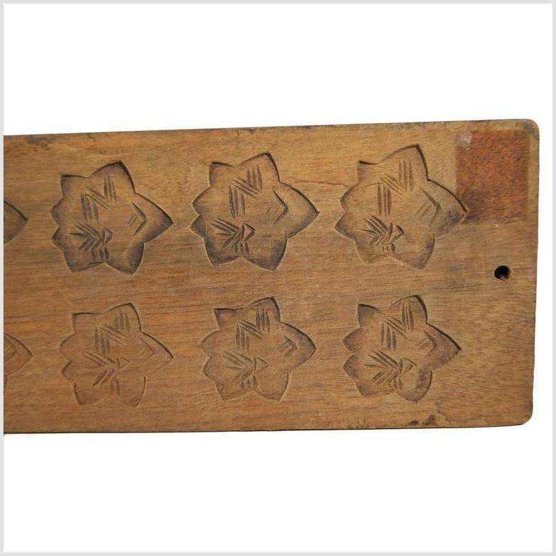 Antique Chinese Rice Mold – Eighteen Plum Blossom Cavities, Long Format-2. Asian & Chinese Furniture, Art, Antiques, Vintage Home Décor for sale at FEA Home