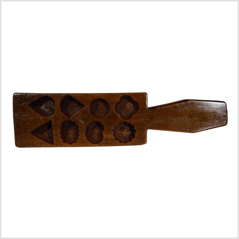 Antique Chinese Rice Mold – Mixed Geometric & Floral Cavities, Eight-Shaped Layout-1. Asian & Chinese Furniture, Art, Antiques, Vintage Home Décor for sale at FEA Home