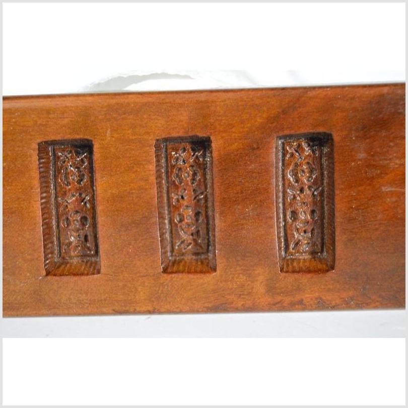 Antique Chinese Rice Mold – Five Rectangular Character Cavities-2. Asian & Chinese Furniture, Art, Antiques, Vintage Home Décor for sale at FEA Home