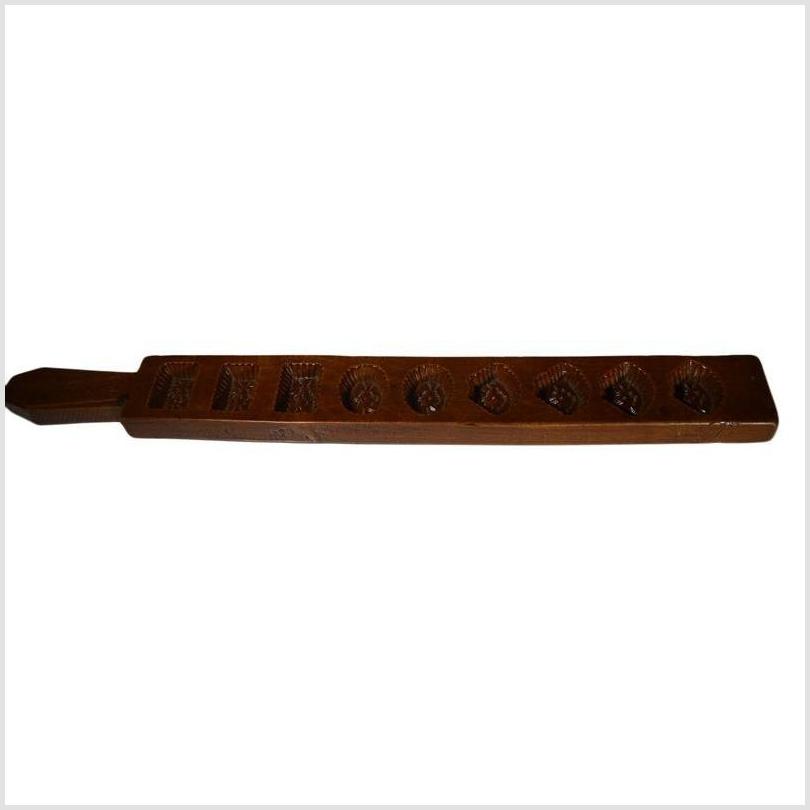 Antique Chinese Rice Mold – Seven Mixed Motifs, Rectangular Cavities-5. Asian &amp; Chinese Furniture, Art, Antiques, Vintage Home Décor for sale at FEA Home