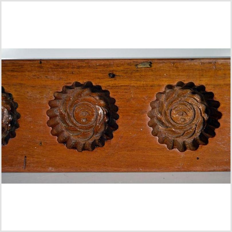 Antique Chinese Rice Mold – Solid Paddle Form, Walnut Finish-3. Asian &amp; Chinese Furniture, Art, Antiques, Vintage Home Décor for sale at FEA Home