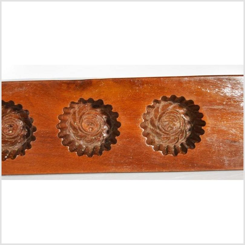 Antique Chinese Rice Mold – Four Rosette Cavities, Long Handle-2. Asian & Chinese Furniture, Art, Antiques, Vintage Home Décor for sale at FEA Home