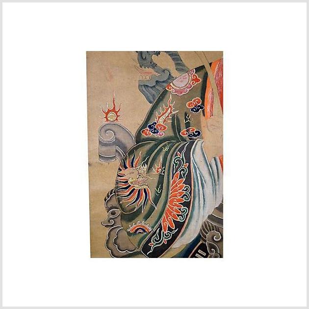 Antique Chinese Scroll Painting-YN5280-13. Asian & Chinese Furniture, Art, Antiques, Vintage Home Décor for sale at FEA Home