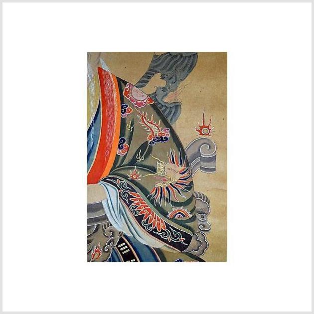 Antique Chinese Scroll Painting-YN5280-2. Asian & Chinese Furniture, Art, Antiques, Vintage Home Décor for sale at FEA Home