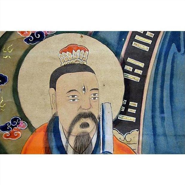 Antique Chinese Scroll Painting-6. Asian &amp; Chinese Furniture, Art, Antiques, Vintage Home Décor for sale at FEA Home