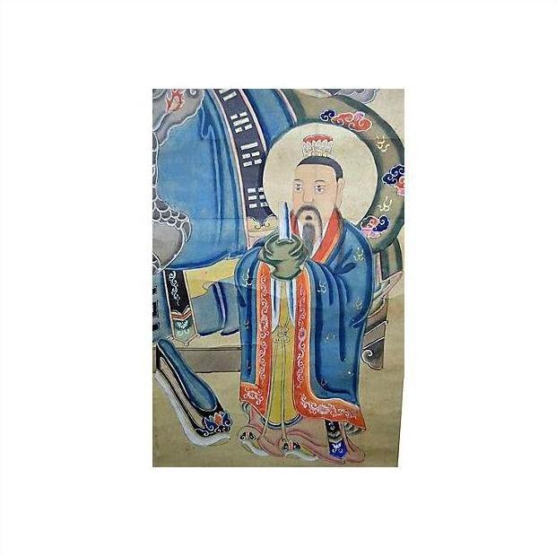 Antique Chinese Scroll Painting-7. Asian &amp; Chinese Furniture, Art, Antiques, Vintage Home Décor for sale at FEA Home