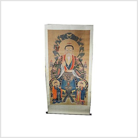 Antique Chinese Scroll Painting-YN5280-1. Asian & Chinese Furniture, Art, Antiques, Vintage Home Décor for sale at FEA Home