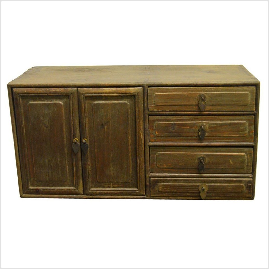 Antique Chinese Side Cabinet / Chest-2. Asian & Chinese Furniture, Art, Antiques, Vintage Home Décor for sale at FEA Home