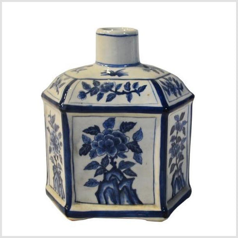 Antique Chinese Taisho Hand Painted Sake Bottle- Asian Antiques, Vintage Home Decor & Chinese Furniture - FEA Home