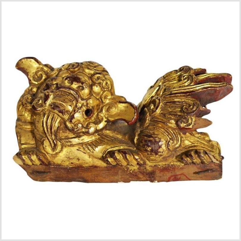 Antique Chinese Temple Carvings (Pair), Dragon Shape-2. Asian & Chinese Furniture, Art, Antiques, Vintage Home Décor for sale at FEA Home
