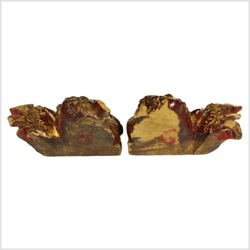 Antique Chinese Temple Carvings (Pair), Dragon Shape-8. Asian &amp; Chinese Furniture, Art, Antiques, Vintage Home Décor for sale at FEA Home