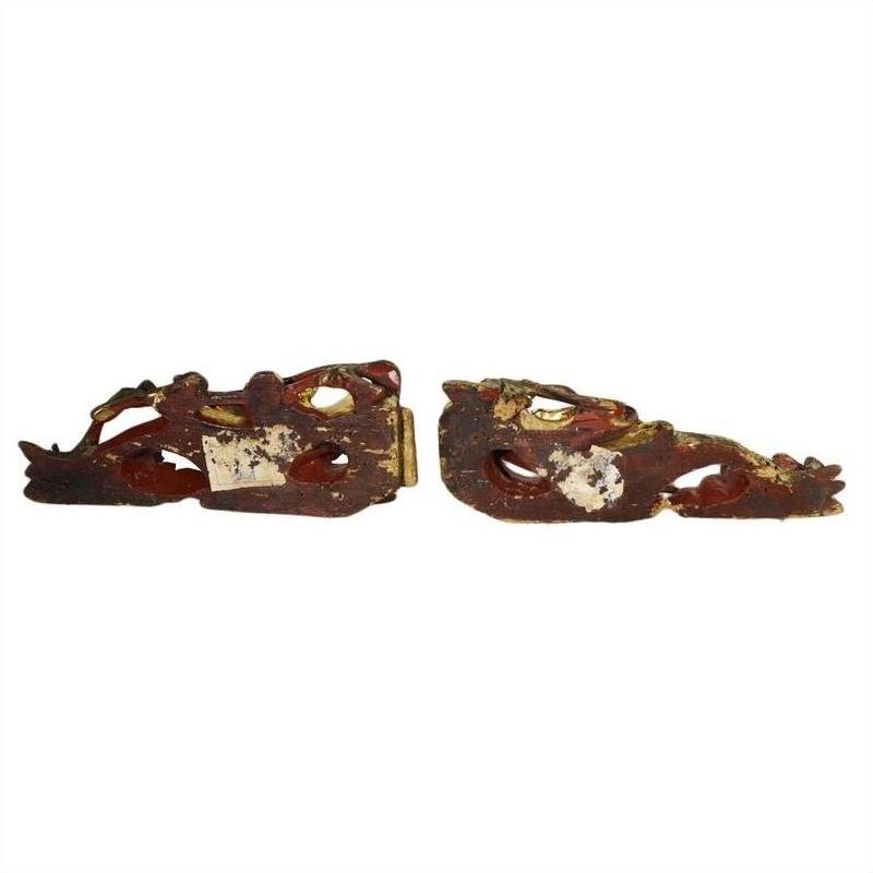 Antique Chinese Temple Carvings (Pair)-9. Asian &amp; Chinese Furniture, Art, Antiques, Vintage Home Décor for sale at FEA Home