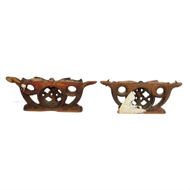 Antique Chinese Temple Carvings (Pair)-6. Asian &amp; Chinese Furniture, Art, Antiques, Vintage Home Décor for sale at FEA Home