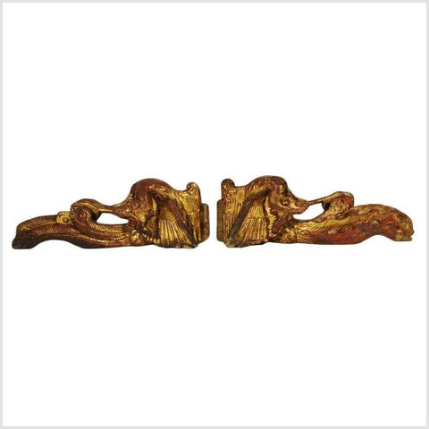 Antique Chinese Temple Carvings (Pair)-YN4504-1. Asian & Chinese Furniture, Art, Antiques, Vintage Home Décor for sale at FEA Home
