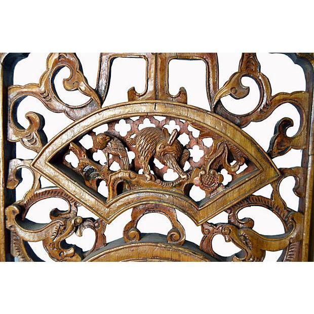 Antique Chinese Temple Wall Decoration-YN5545-4. Asian &amp; Chinese Furniture, Art, Antiques, Vintage Home Décor for sale at FEA Home