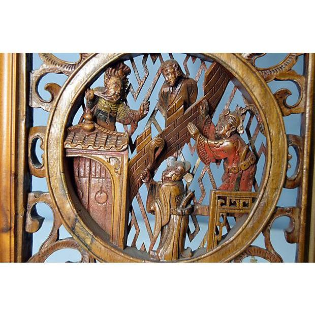 Antique Chinese Temple Wall Decoration-YN5545-5. Asian &amp; Chinese Furniture, Art, Antiques, Vintage Home Décor for sale at FEA Home