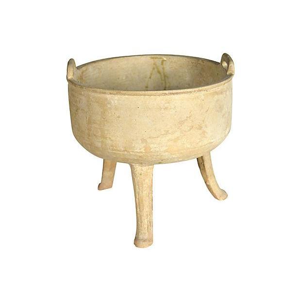 Antique Chinese Terracotta Footed Bowl-3. Asian &amp; Chinese Furniture, Art, Antiques, Vintage Home Décor for sale at FEA Home