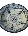 Antique Chinese White / Blue Footed Rice Bowl-1. Asian & Chinese Furniture, Art, Antiques, Vintage Home Décor for sale at FEA Home