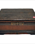 Antique Chinese Wood & Rattan Box-4. Asian & Chinese Furniture, Art, Antiques, Vintage Home Décor for sale at FEA Home
