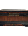 Antique Chinese Wood & Rattan Box-5. Asian & Chinese Furniture, Art, Antiques, Vintage Home Décor for sale at FEA Home