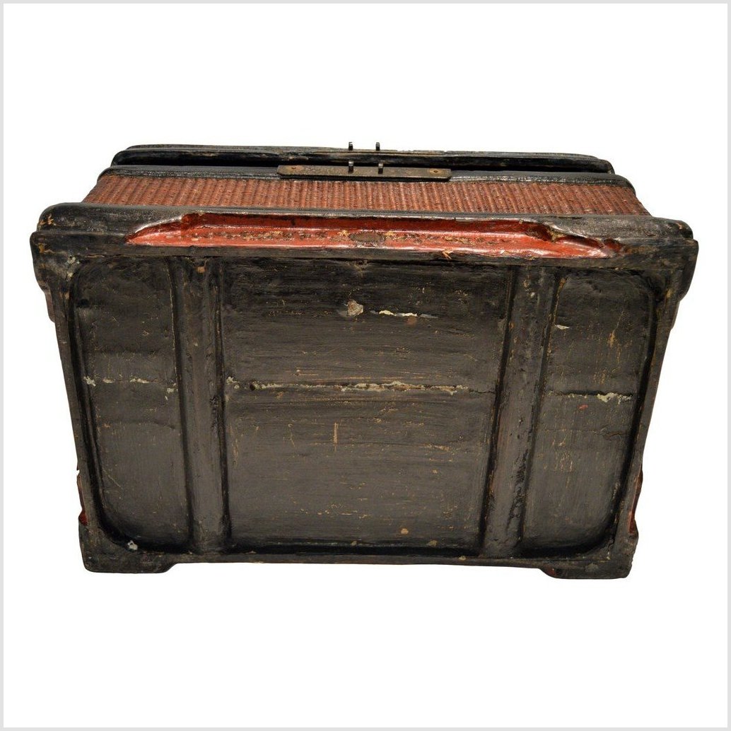 Antique Chinese Wood &amp; Rattan Box-7. Asian &amp; Chinese Furniture, Art, Antiques, Vintage Home Décor for sale at FEA Home