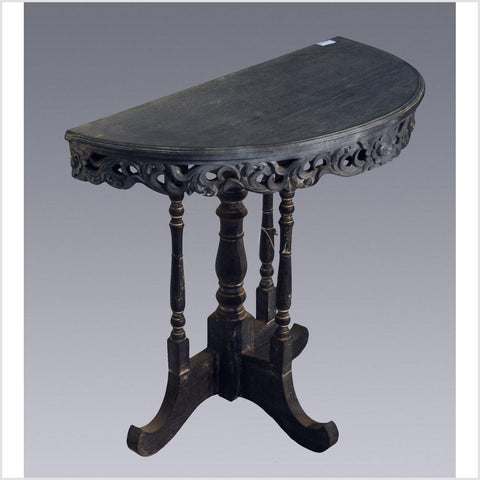 Antique Demi Lune Table-YN3424-2. Asian & Chinese Furniture, Art, Antiques, Vintage Home Décor for sale at FEA Home